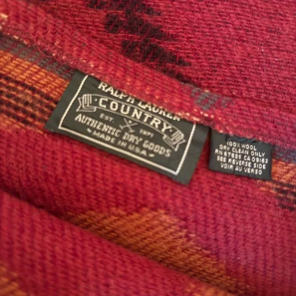 Vintage Ralph Lauren Country Wool Skirt - Picture 5 of 8